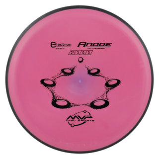 MVP Disc Golf Electron Anode Putt and Approach 2.5/3/0/0 Light Red 170 grams
