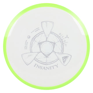 Axiom Disc Golf Neutron Insanity Distance Driver 9/5/-2/1.5 White/DayGlo 158 grams
