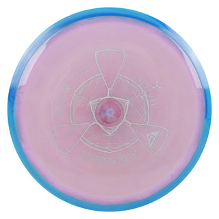Axiom Disc Golf Neutron Insanity Distance Driver 9/5/-2/1.5 Blush/Blue Blend 162 grams