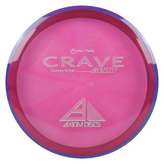 Axiom Disc Golf Proton Crave Fairway Driver 6.5/5/-1/1 Pink/Purple Blend 158 grams