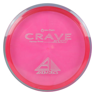 Axiom Disc Golf Proton Crave Fairway Driver 6.5/5/-1/1 Pink/Teal Pink 159 grams
