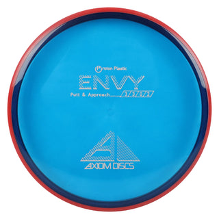 Axiom Disc Golf Proton Envy Putter 3/3/0/2 Deep Sea Blue/Red 172 grams