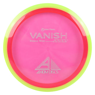 Axiom Disc Golf Proton Vanish Distance Driver 11/5/-3/2 Hot Pink/Yellow 160 grams
