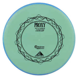 Axiom Disc Golf Electron Proxy Soft Putter 3/3/-1/0.5 Green/Blue 173 grams