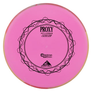Axiom Disc Golf Electron Proxy Soft Putter 3/3/-1/0.5 Pink/Orange Red 174 grams