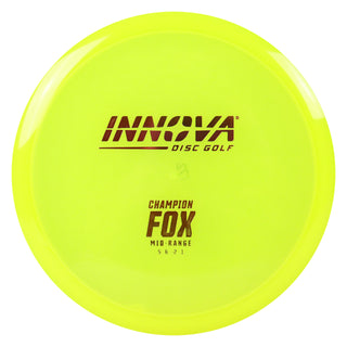 Innova Disc Golf Champion Fox Midrange Disc 5/6/-2/1 Yellow/Purple Metallic 172 grams