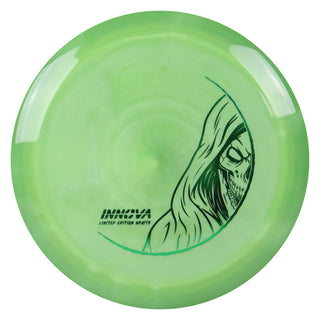 Innova Disc Golf Swirled Star Wraith 2026 LE Distance Driver Dark Green/Green 173 grams