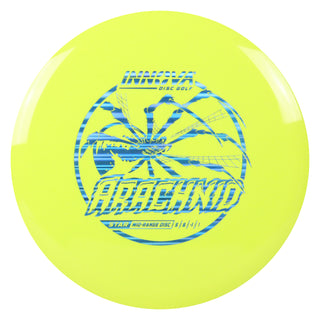 Innova Disc Golf Star Arachnid Midrange Disc 5/6/-1/1 Yellow/Blue Waves 180 grams
