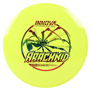 Innova Disc Golf Star Arachnid Midrange Disc 5/6/-1/1 Yellow/Rainbow 176 grams