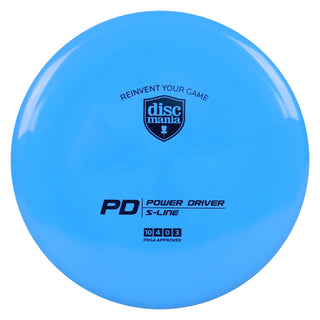 Discmania Disc Golf S-Line PD Power Driver 10/4/0/3 Blue/Blue 175 grams