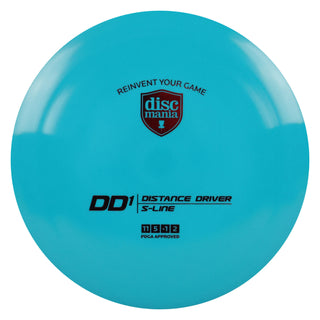 Discmania Disc Golf S-Line DD1 Distance Driver 11/5/-1/2 Turquoise/Red 174 grams