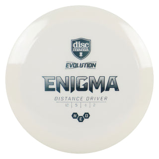 Discmania Disc Golf Evolution Neo Enigma Distance Driver 12/5/-1/2 White/Blue 174 grams