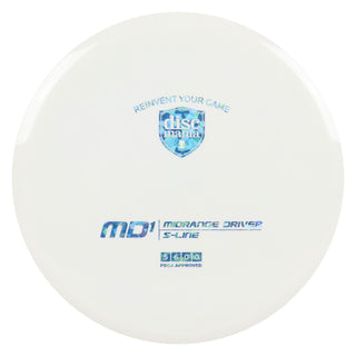 Discmania Disc Golf S-Line MD1 Midrange 5/6/0/0 White/Blue Shatter 180 grams