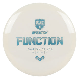 Discmania Disc Golf Evolution Neo Function Fairway Driver 8/6/-4/1 White/Blue 173 grams