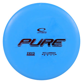 Latitude 64 Disc Golf Zero Medium Pure Putter 3/3/-1/1 Blue/Red 173 grams