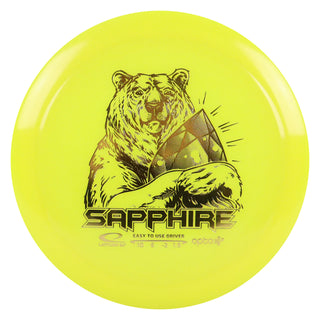 Latitude 64 Disc Golf Opto Air Sapphire Distance Driver 10/6/-2/1.5 Yellow/Gold 159 grams