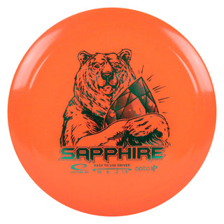 Latitude 64 Disc Golf Opto Air Sapphire Distance Driver 10/6/-2/1.5 Orange/Green 157 grams