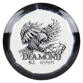 Latitude 64 Disc Golf Gold Orbit Diamond Fairway Driver 8/6/-3/1 Black/Black 159 grams