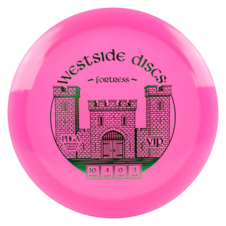 Westside Discs Disc Golf VIP Fortress Fairway Driver 10/4/0/3 Pink/Green 169 grams