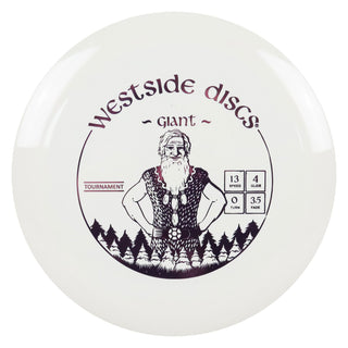 Westside Disc Golf Tournament Giant Distance Driver 13/4/0/3.5 White/Lavender 173 grams