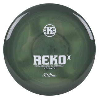 Kastaplast Disc Golf K1 Reko X Putter 3/3/0/1 Black Green/White 175 grams