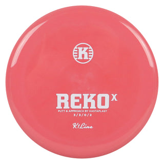 Kastaplast Disc Golf K1 Reko X Putter 3/3/0/1 Light Red/White 176 grams