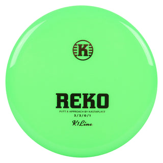 Kastaplast Disc Golf K1 Reko Putter 3/3/0/1 Green/Gold 174 grams