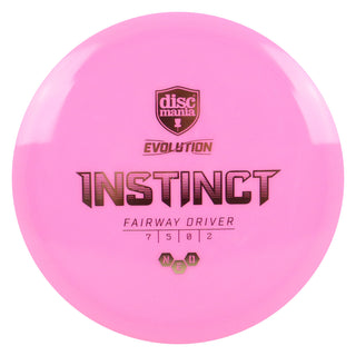 Discmania Disc Golf Evolution Neo Instinct Fairway Driver 7/5/0/2 Pink/Gold 175 grams