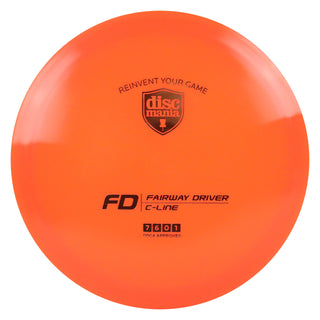 Discmania Disc Golf Originals C-Line FD Fairway Driver 7/6/0/1 Orange/Gold 176 grams