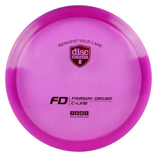 Discmania Disc Golf Originals C-Line FD Fairway Driver 7/6/0/1 Purple/Red 175 grams