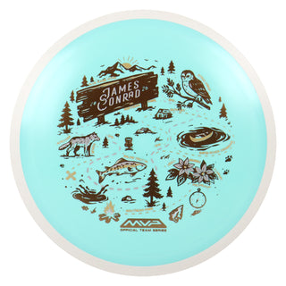 MVP Disc Sports James Conrad Team Series Fission Trail Distance Driver Teal 170 grams