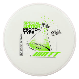 MVP Disc Sports Special Edition Prototype Eclipse Glow Electron Watt Putt and Approach White 172 grams