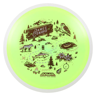 MVP Disc Sports James Conrad Team Series Fission Trail Distance Driver Neon Green 156 grams