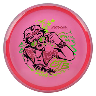 Axiom Discs OTB Open 2026 Particle Proton Soft Hex Midrange Disc Pink/Pink 177 grams
