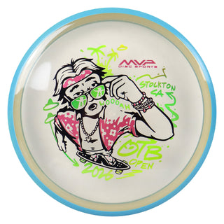 Axiom Discs OTB Open 2026 Particle Proton Soft Hex Midrange Disc Clear/Blue 176 grams