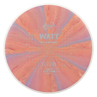 MVP Discs Sports Project Lab Coat Cosmic Electron Watt Putt and Approach 2/5/-0.5/0.5 Orange Red 174 grams