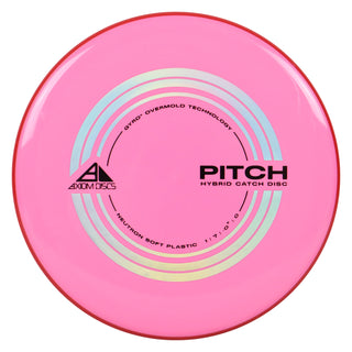 Axiom Discs Project Lab Coat Neutron Soft Pitch Hybrid Catch Putter 1/7/-0.5/0 Pink/Red 162 grams