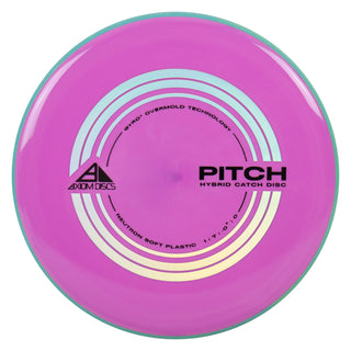 Axiom Discs Project Lab Coat Neutron Soft Pitch Hybrid Catch Putter 1/7/-0.5/0 Purple/Teal 158 grams
