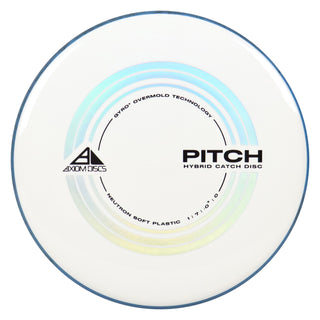 Axiom Discs Project Lab Coat Neutron Soft Pitch Hybrid Catch Putter 1/7/-0.5/0 White/Black Blue 161 grams