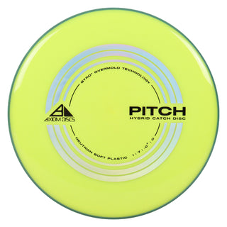 Axiom Discs Project Lab Coat Neutron Soft Pitch Hybrid Catch Putter 1/7/-0.5/0 Yellow/Black Teal 147 grams