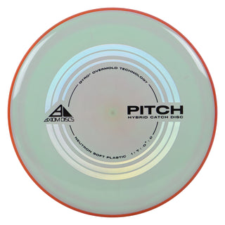 Axiom Discs Project Lab Coat Neutron Soft Pitch Hybrid Catch Putter 1/7/-0.5/0 Dull Mint/Orange Pink 162 grams