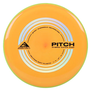 Axiom Discs Project Lab Coat Neutron Soft Pitch Hybrid Catch Putter 1/7/-0.5/0 Mango/Lime 154 grams