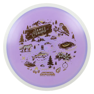 MVP Disc Sports James Conrad Team Series Fission Trail Distance Driver Slate Purple 169 grams