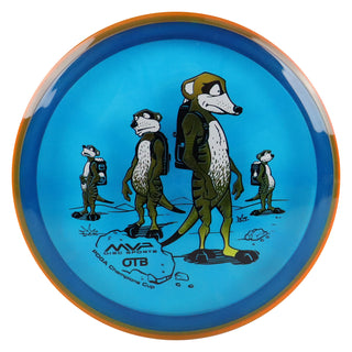 Axiom Disc Golf OTB Open 2025 Champions Cup Prism Proton Crave 6.5/5/-1/1 Blue/Mango 157 grams