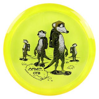 Axiom Disc Golf OTB Open 2025 Champions Cup Prism Proton Crave 6.5/5/-1/1 Yellow 158 grams