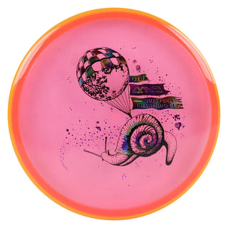 Axiom Disc Golf OTB Open 2025 Champions Cup Prism Proton Soft Envy 3/3/0/2 Pink/Mango 173 grams