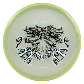 Axiom Disc Golf OTB Open 2025 Champions Cup Particle Glow Proton Hex 5/5/-1/1 Clear/Beige 177 grams