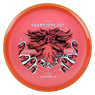 Axiom Disc Golf OTB Open 2025 Champions Cup Particle Glow Proton Hex 5/5/-1/1 Orange 177 grams