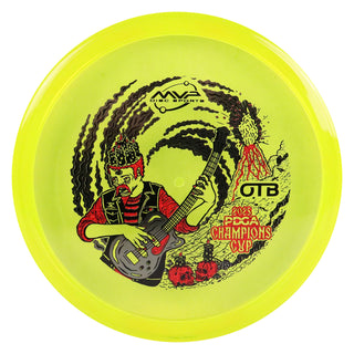 Axiom Disc Golf OTB Open 2025 Champions Cup Prism Proton Soft Pyro 5/4/0/2.5 Yellow 177 grams