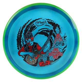 Axiom Disc Golf OTB Open 2025 Champions Cup Prism Proton Soft Pyro 5/4/0/2.5 Blue/Green 177 grams